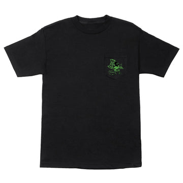 Creature 9 to 5 Pocket Tee Black Front
