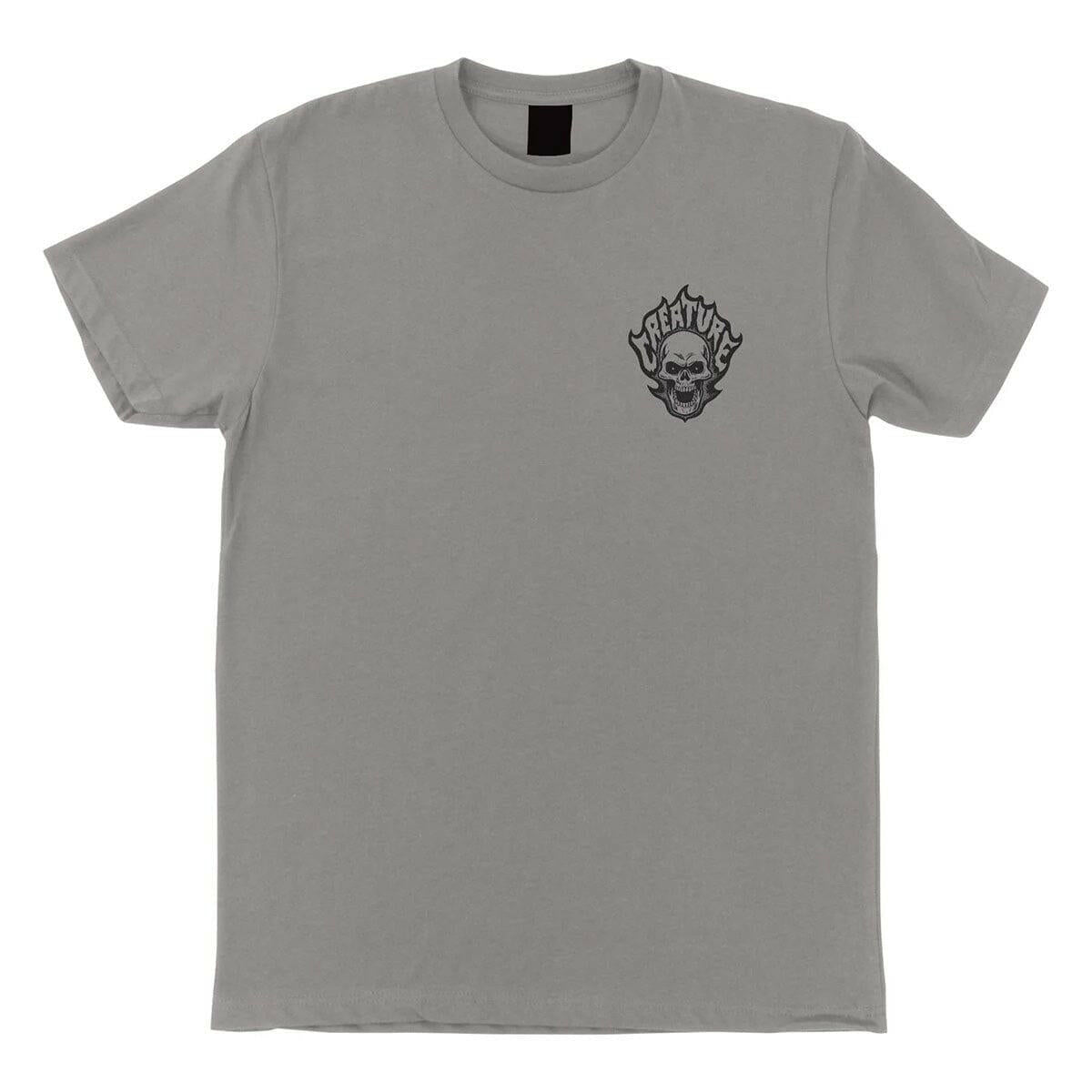 Creature - Bonehead Flame Tee Grey.