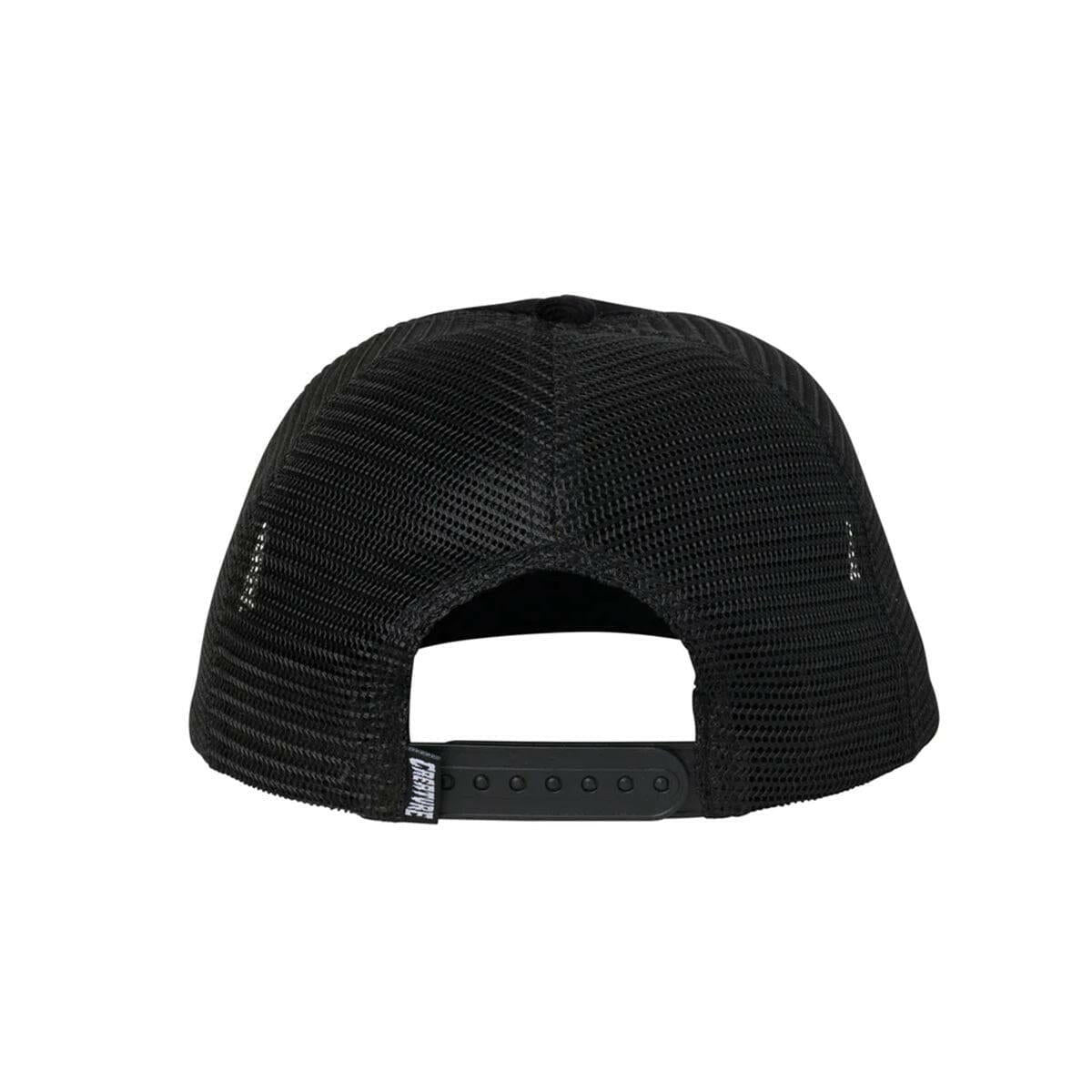 Creature - Bonehead Flame Mesh Trucker Black.