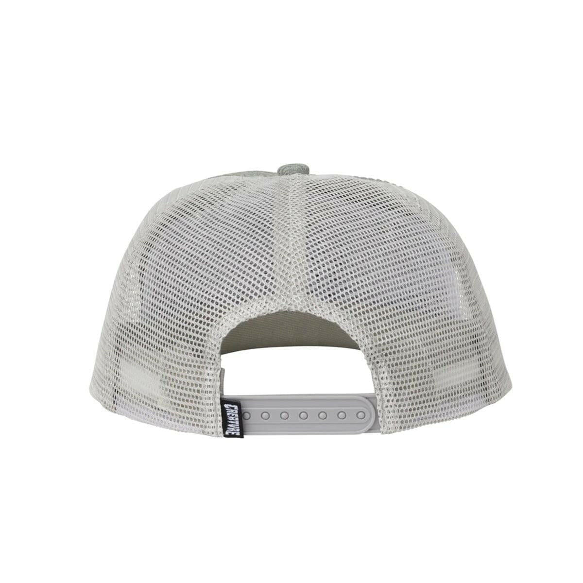 Creature - Bonehead Flame Mesh Trucker Grey.
