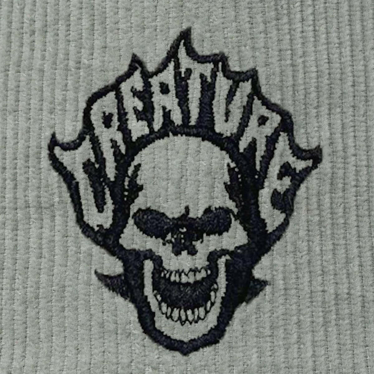 Creature - Bonehead Flame Mesh Trucker Grey.