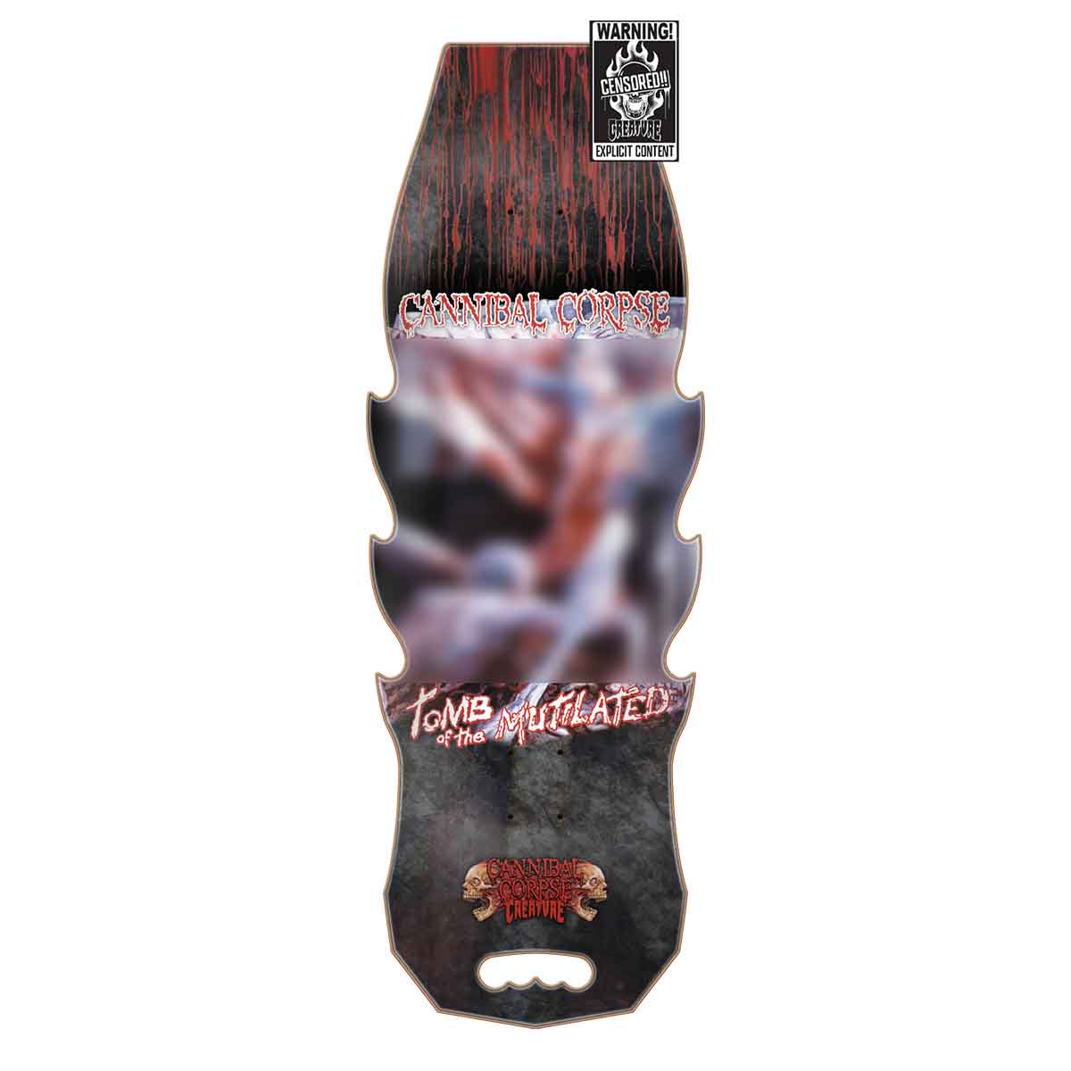 Creature Cannibal Corpse Explicit Tomb of the Mutilated 10.56 Skateboard Deck