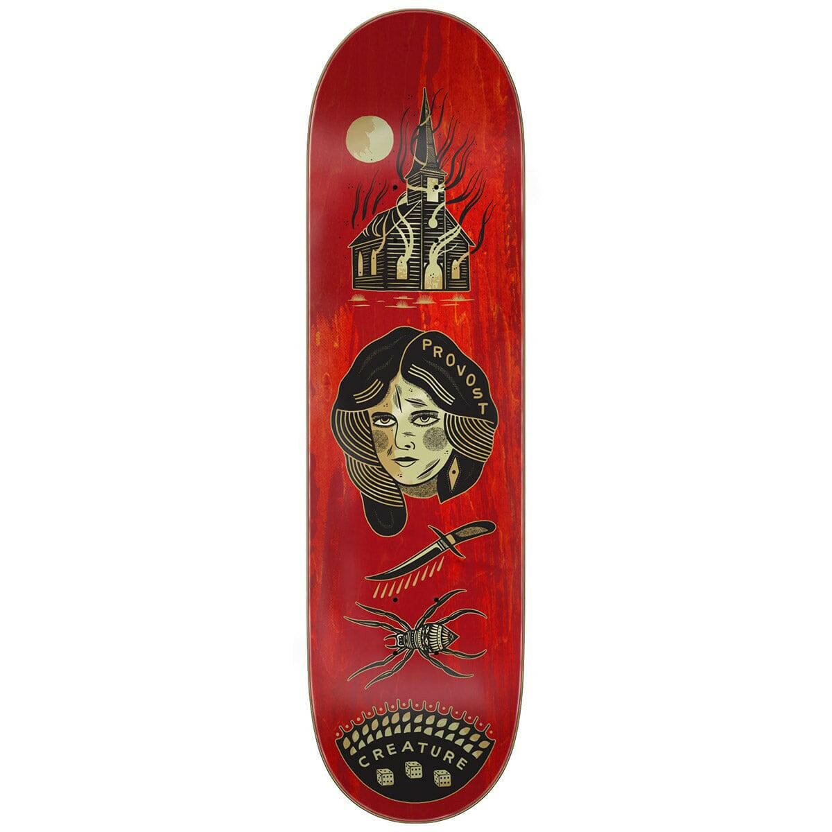 Creature - Collin Provost Origins 8.47 Skateboard Deck.