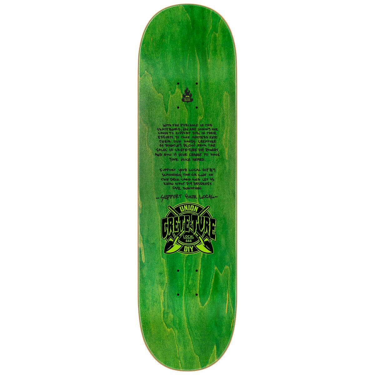 Creature - Crete-Ture DIY 8.58 Skateboard Deck.