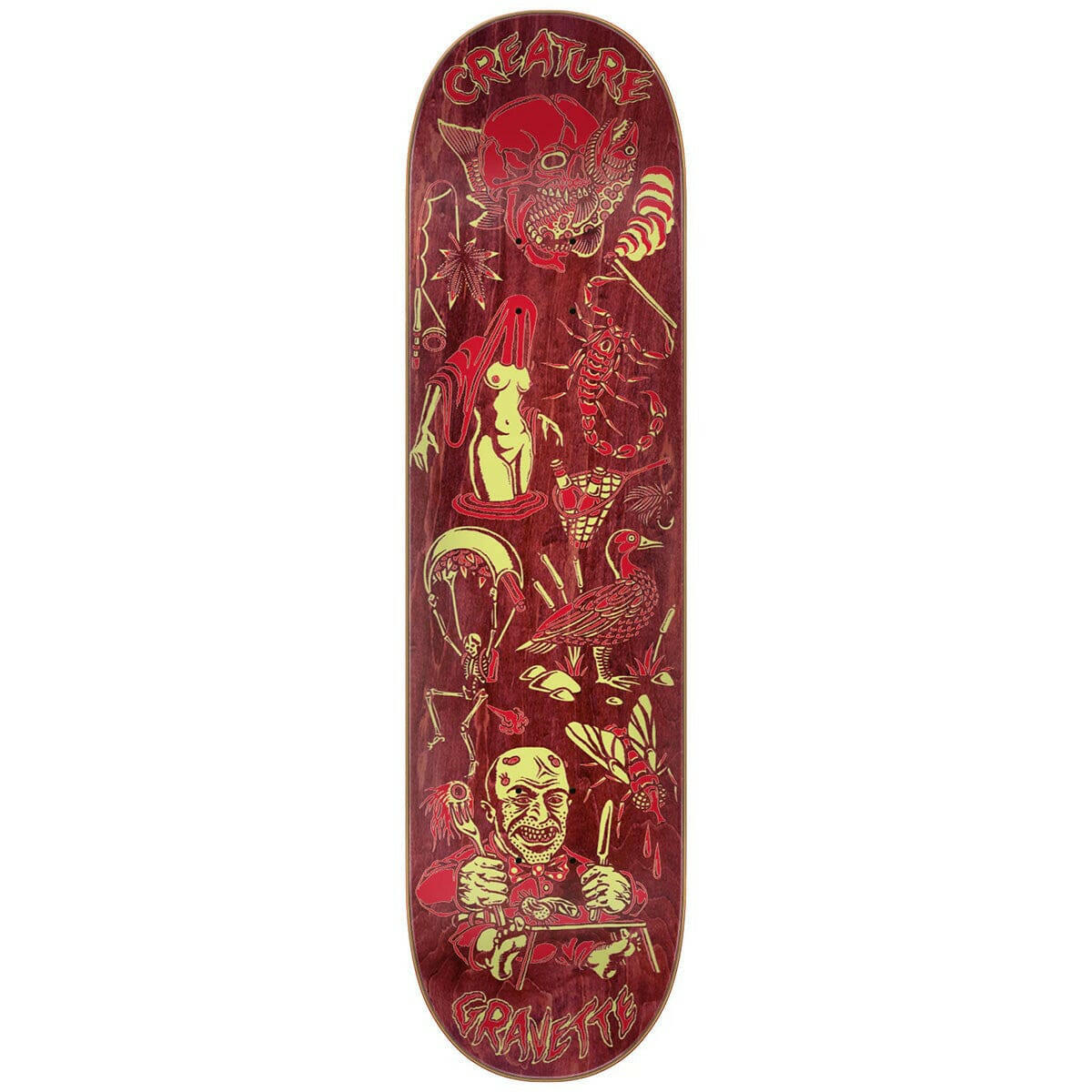 Creature - David Gravette Fiend Flash VX 8.3 Skateboard Deck.