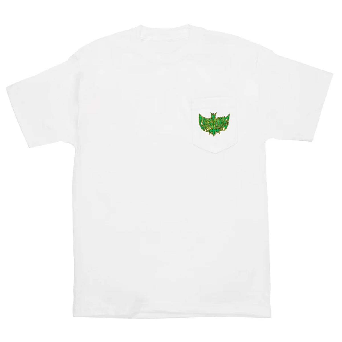 Creature Gravette Hippie Skull Pocket Tee White Front