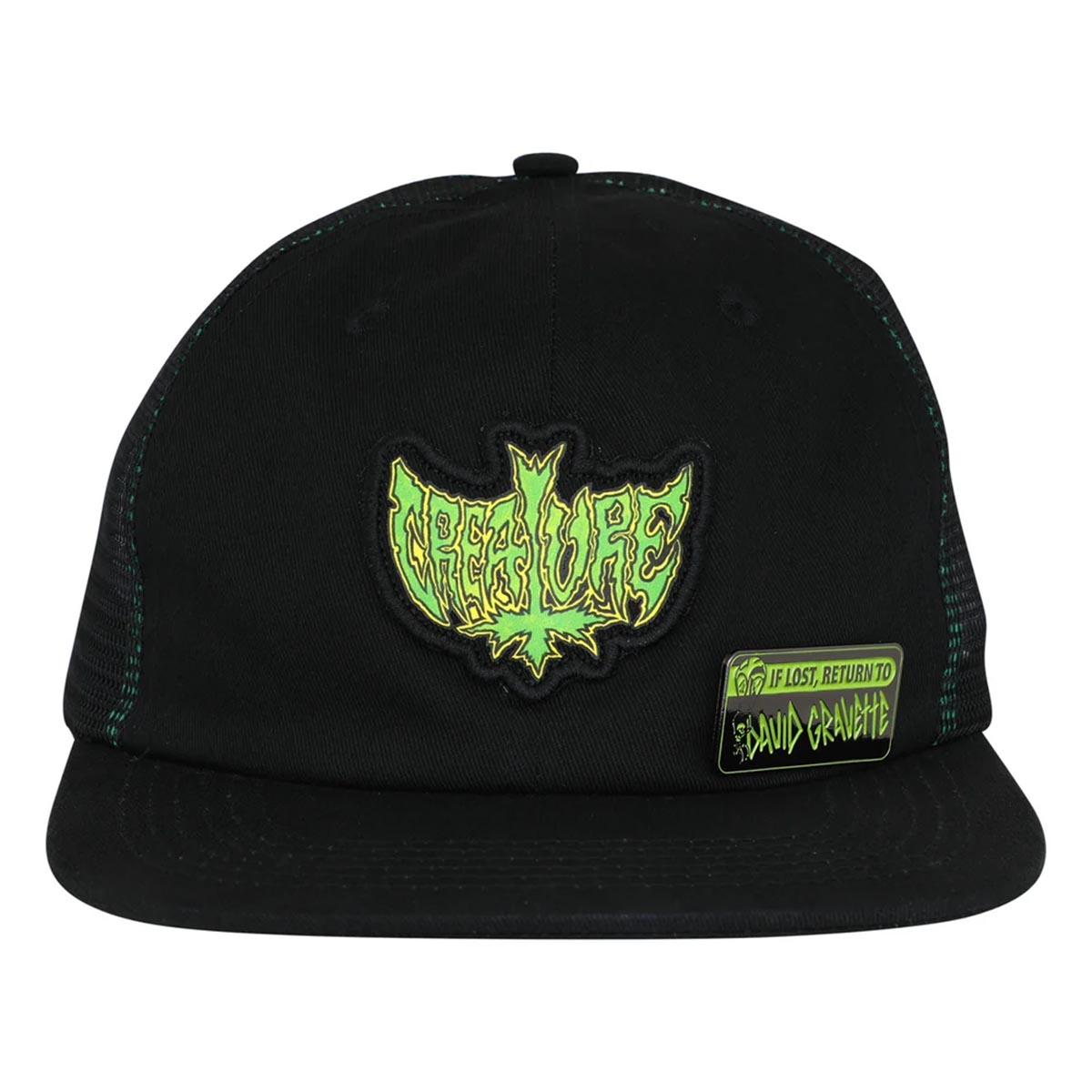 Creature - Gravette Hippie Skull Trucker Black Front