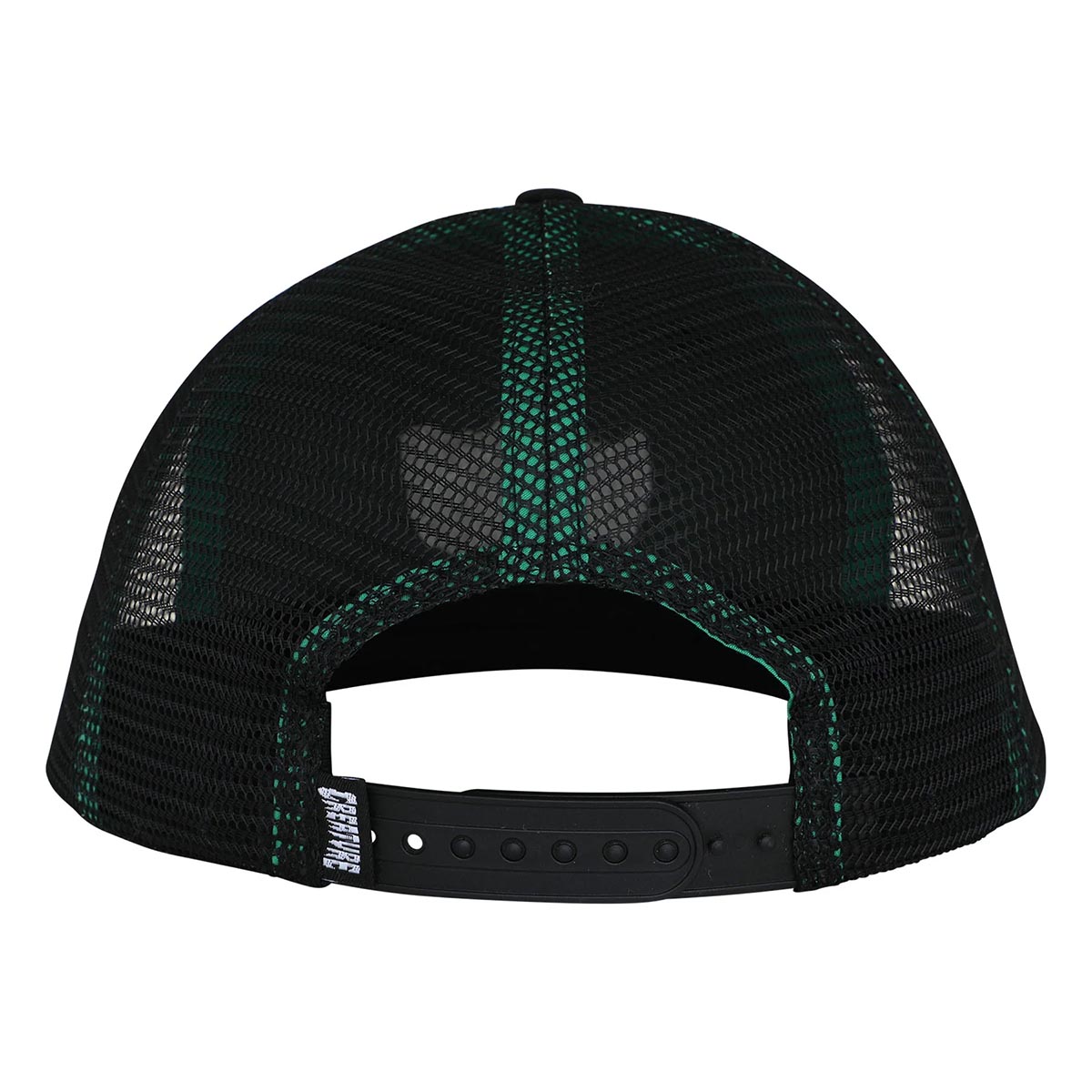 Creature - Gravette Hippie Skull Trucker Green/Black Back