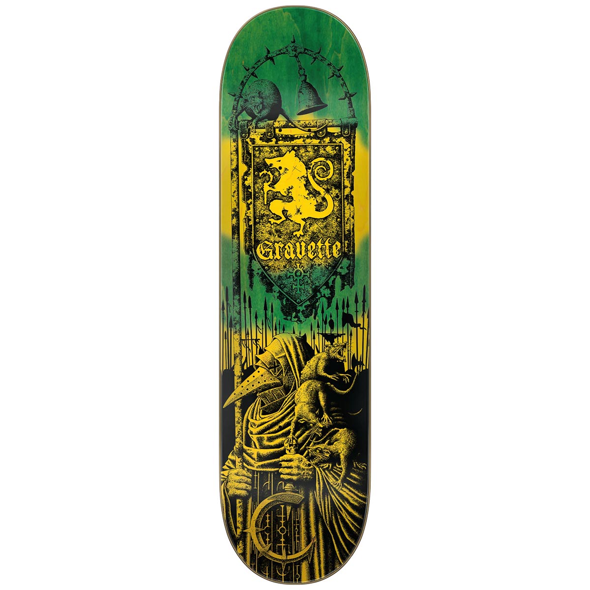 Creature - David Gravette Messenger VX 8.3 Skateboard Deck.