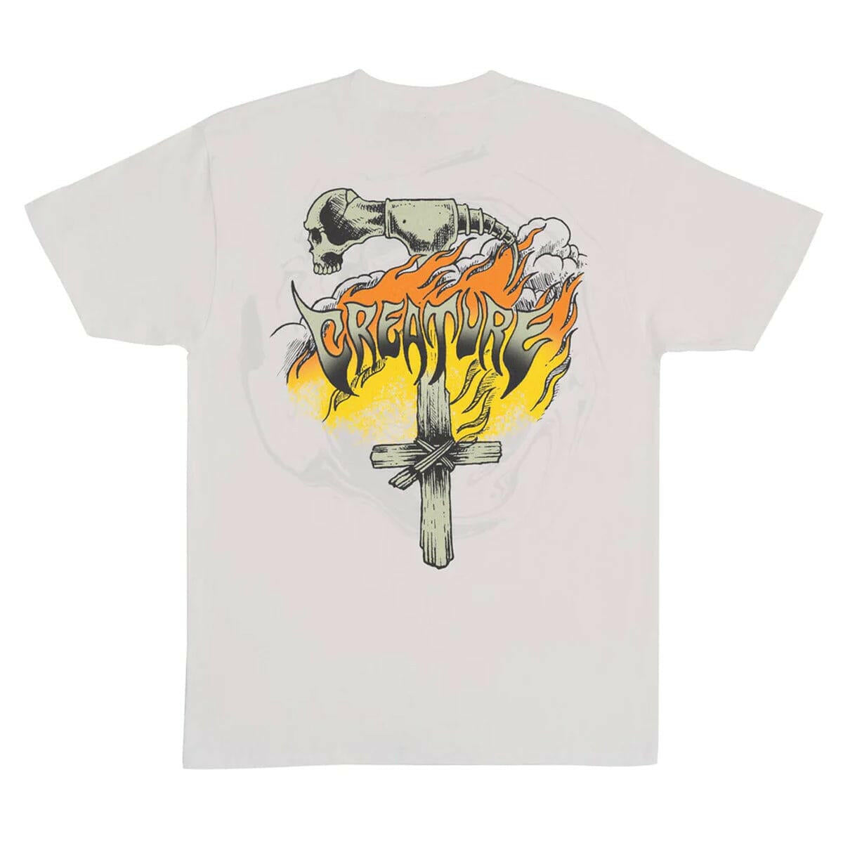Creature - Hammer Tripz Tee Vintage White.