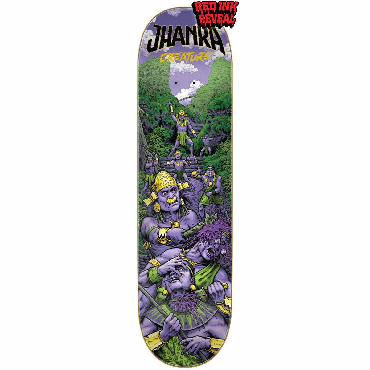 Creature Jhanka Gonzalez Warriors VX 8.375 Skateboard Deck