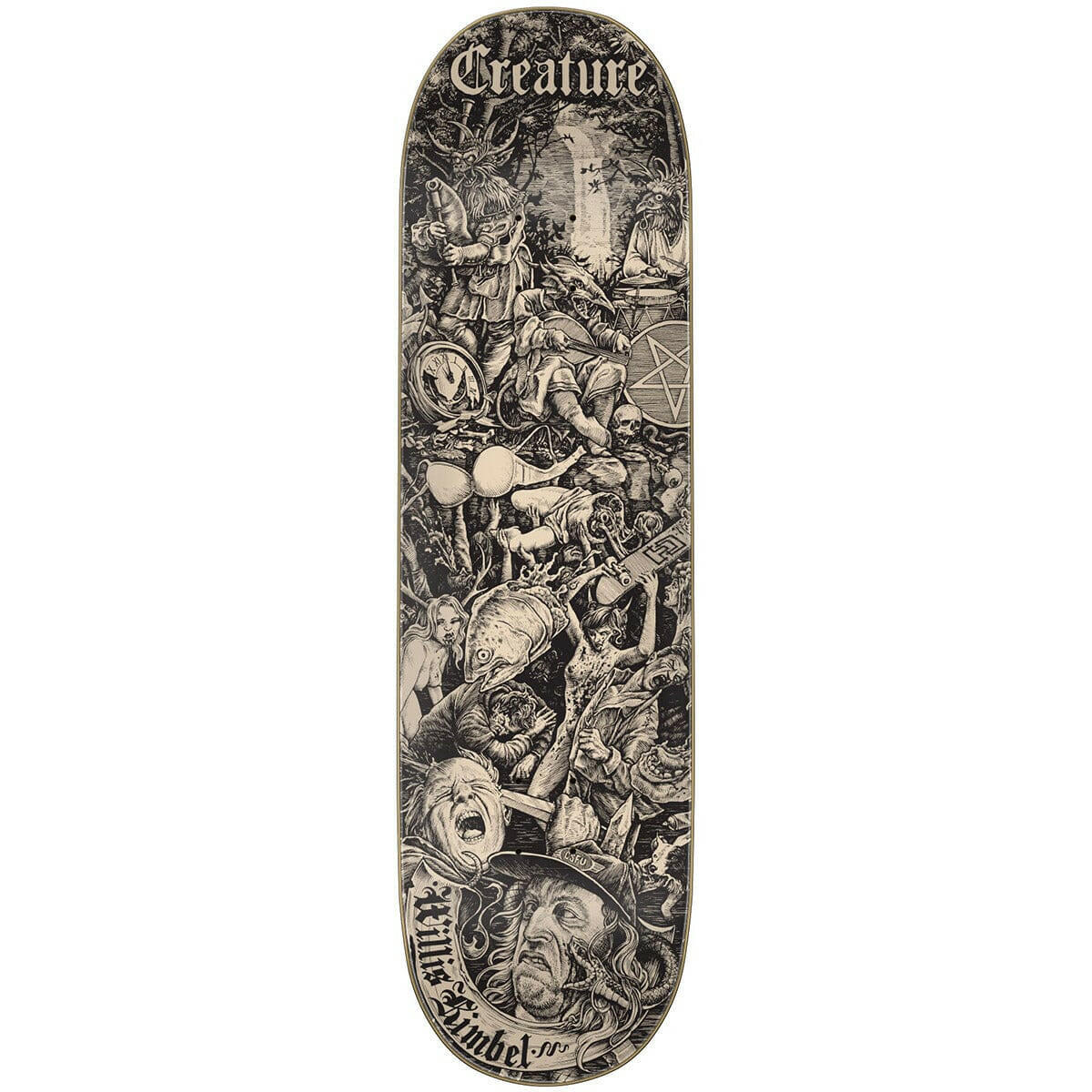 Creature - Willis Kimbel The Lore VX 8.8 Skateboard Deck.