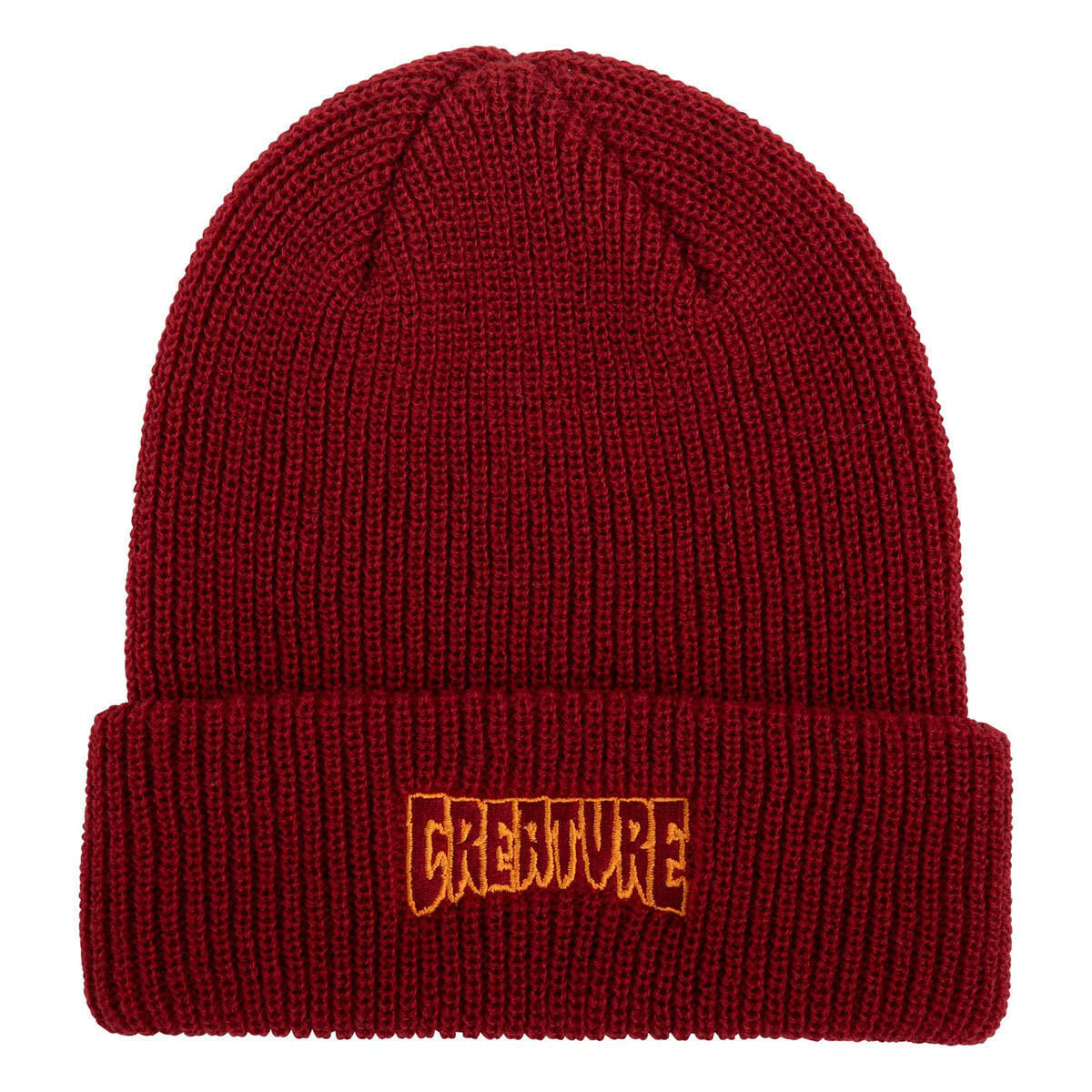 Creature - Logo Outline Beanie Dark Red.