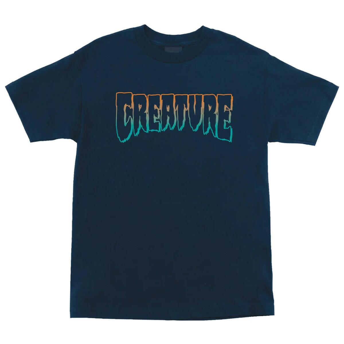 Creature - Logo Outline Tee Navy.