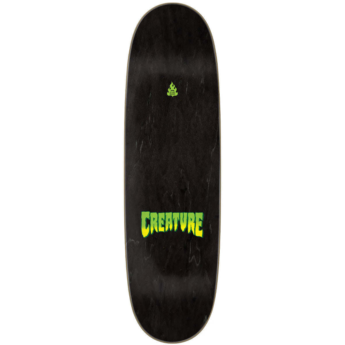 Creature Logo Spray 9.0 Skateboard Deck Top