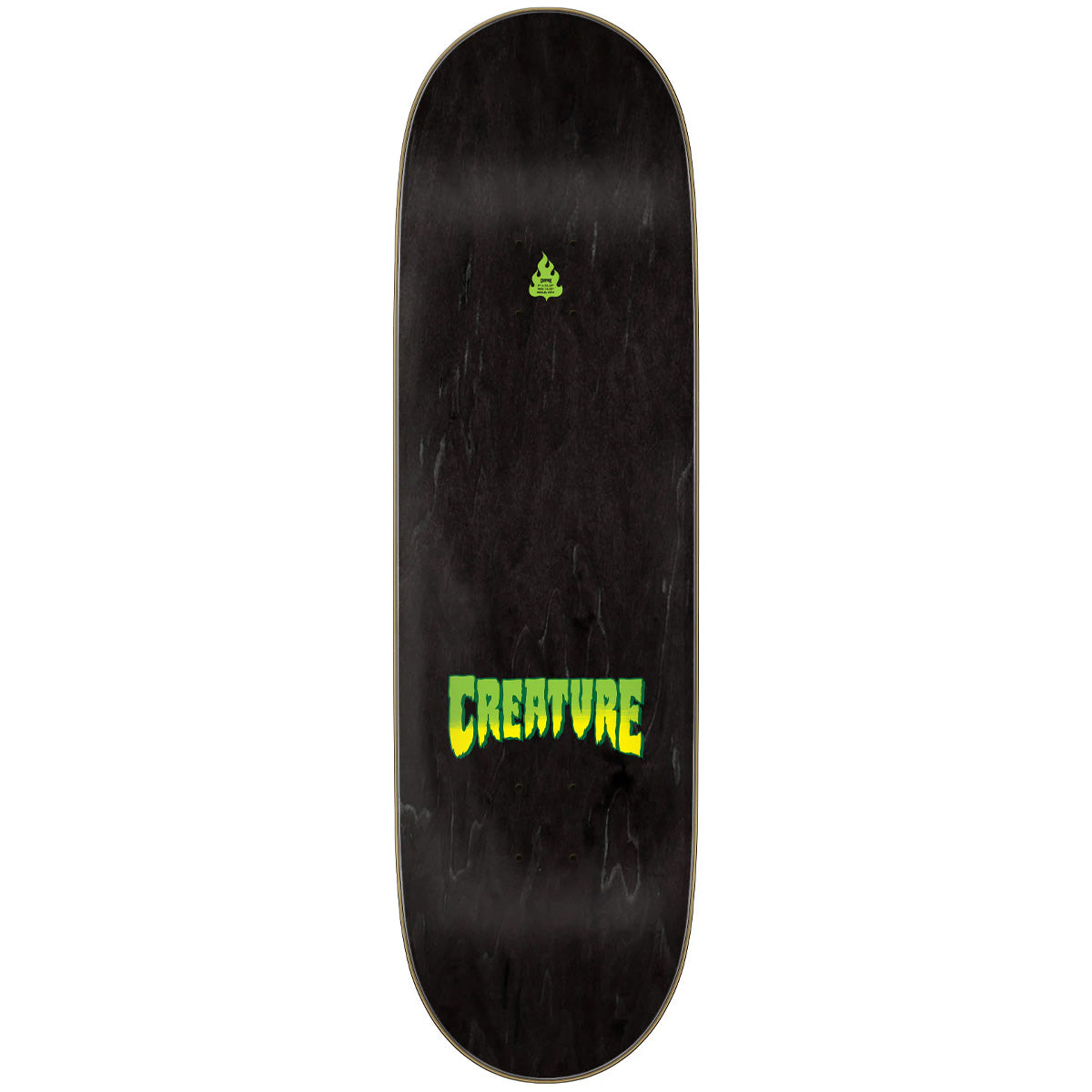 Creature Logo Spray Stumps 9.0 Skateboard Deck Top