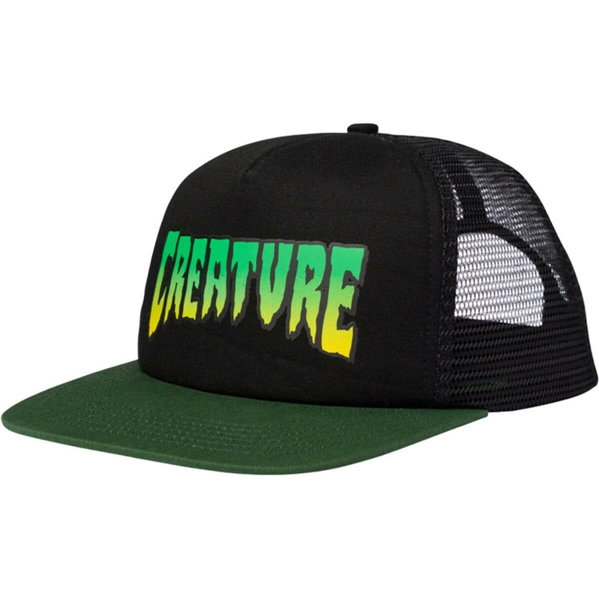 Creature - Logo Trucker Hat Black/Green.