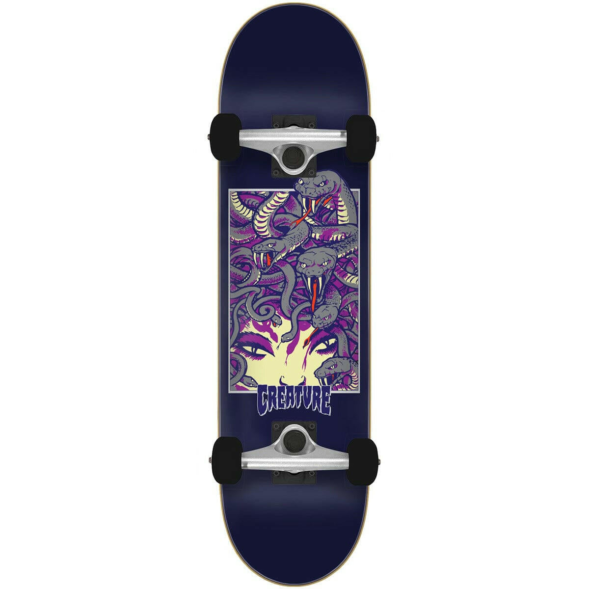 Creature - Medusa 2 Mini 7.75 Complete Skateboard.