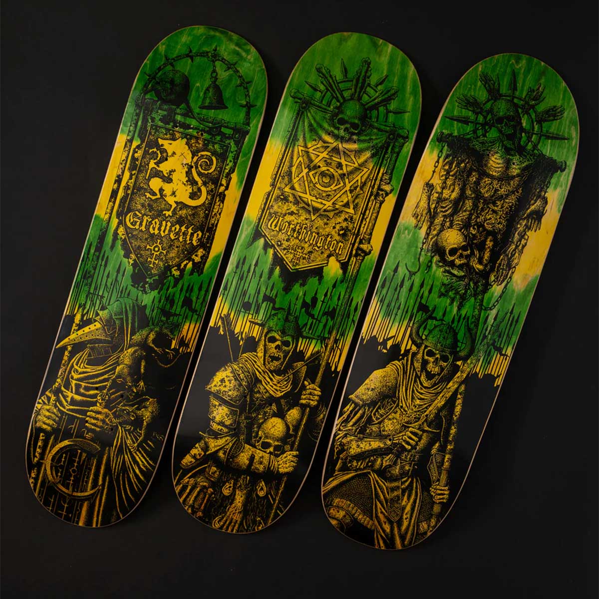 Creature - David Gravette Messenger VX 8.3 Skateboard Deck.