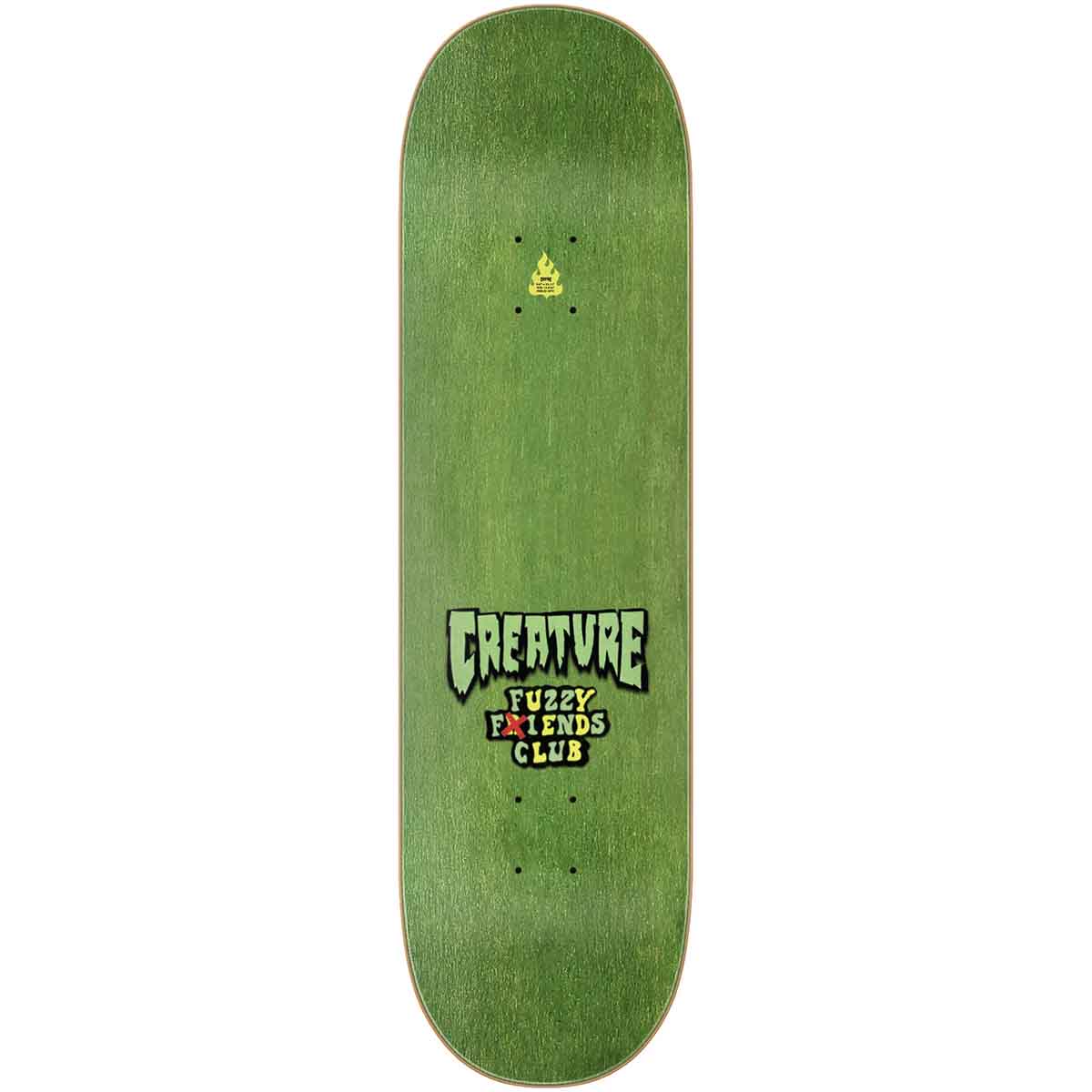 Creature Milton Martinez Fuzzy Fiends 8.6 Skateboard Deck Top