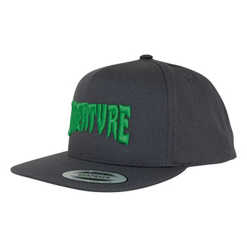 Creature Mono Logo Snapback Dark Grey Side