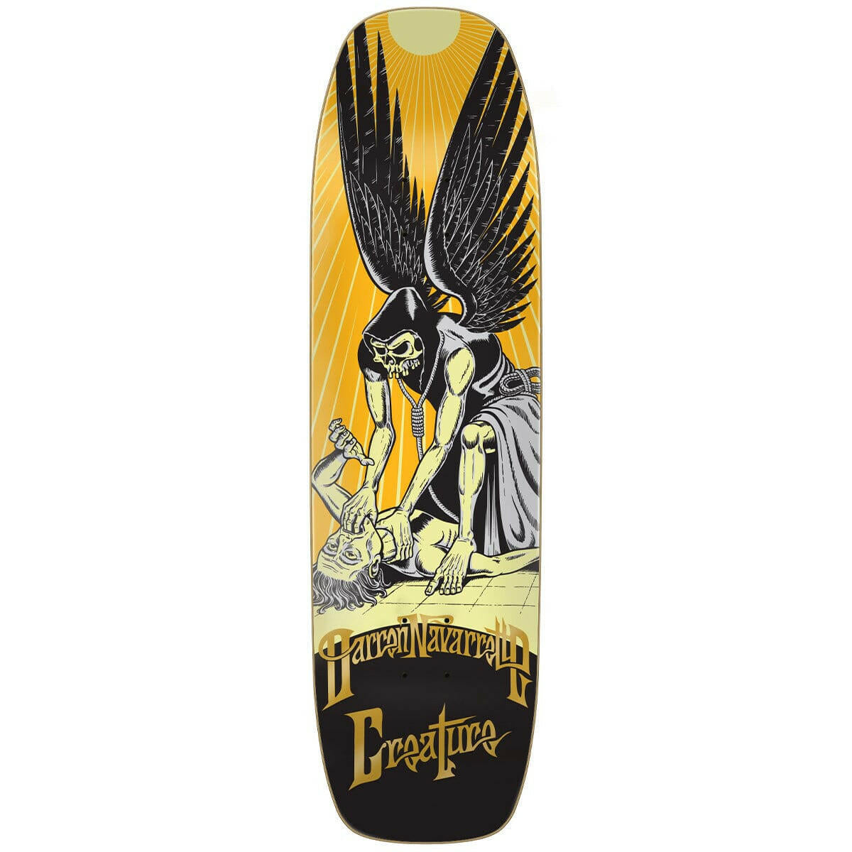 Creature - Darren Navarrette Angel Of Death 9.0 Skateboard Deck.