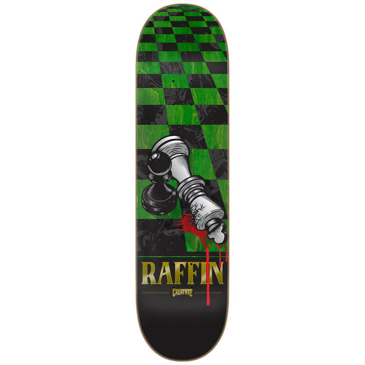 Creature - Peter Raffin Checkmate 8.25 Skateboard Deck.