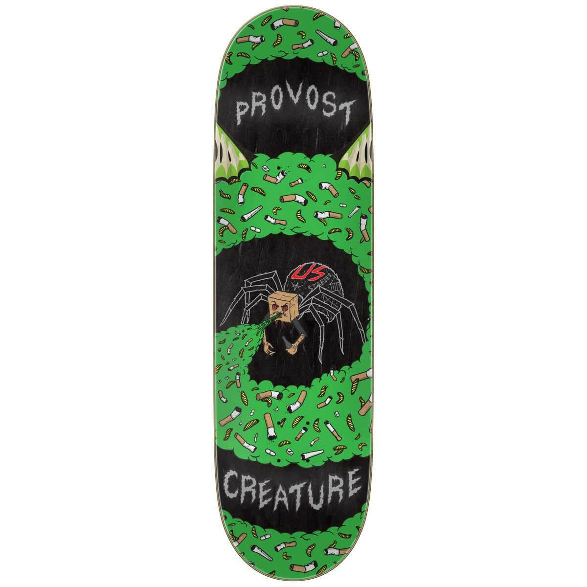 Creature - Collin Provost Spider Barf 8.8 Skateboard Deck.