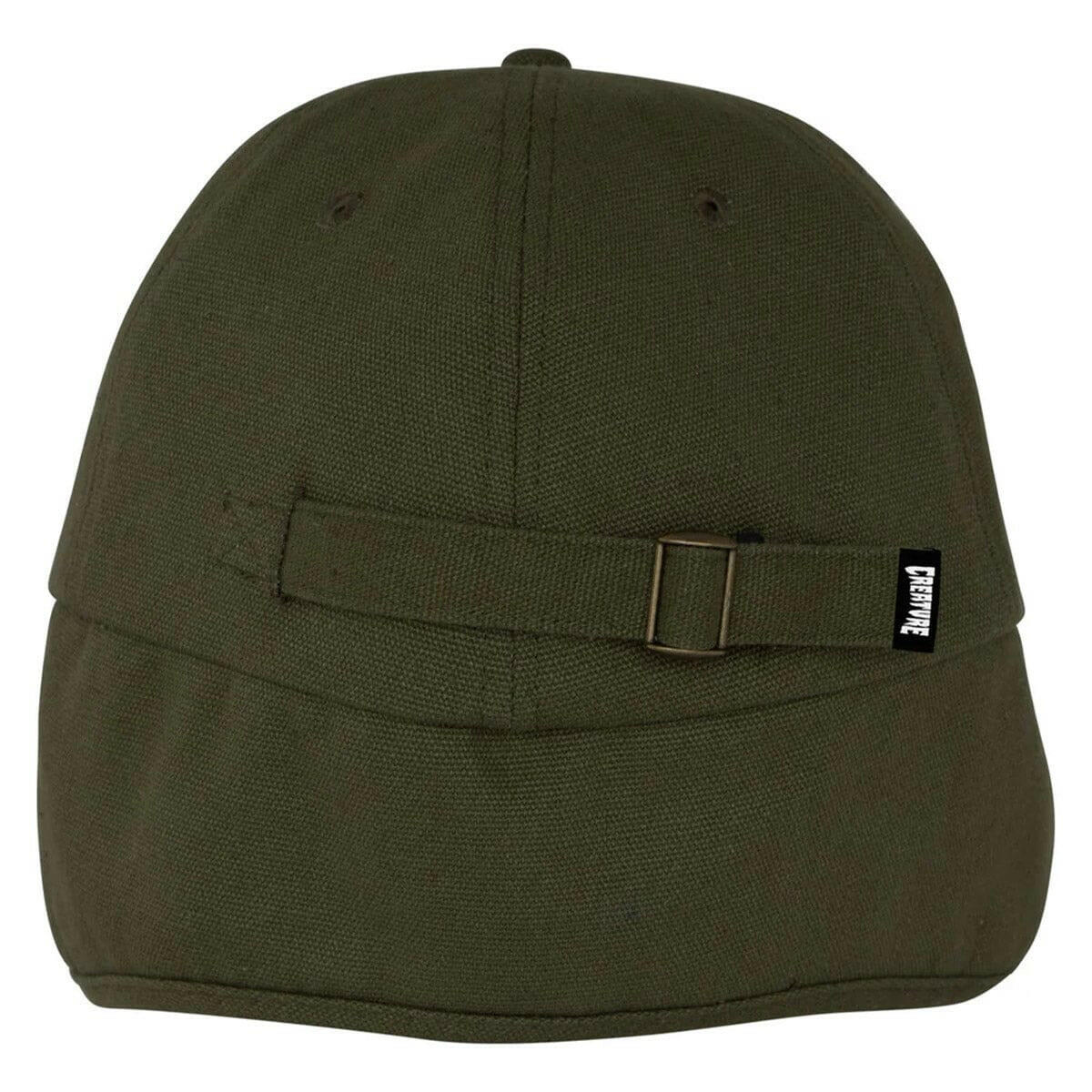 Creature - Scribe Ear Flap Strapback Army Green.