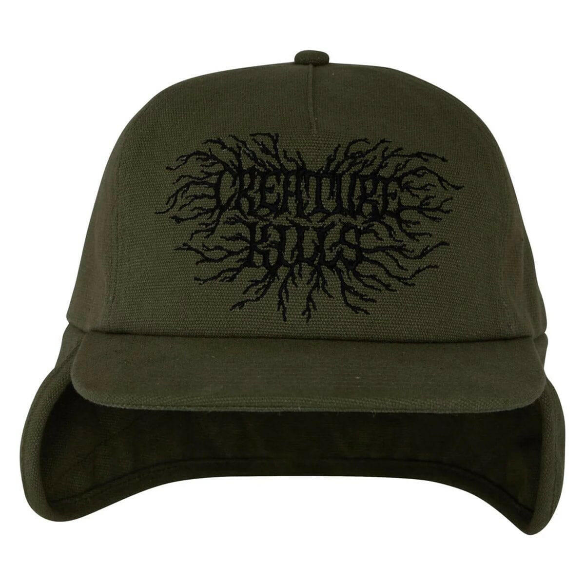 Creature - Scribe Ear Flap Strapback Army Green.