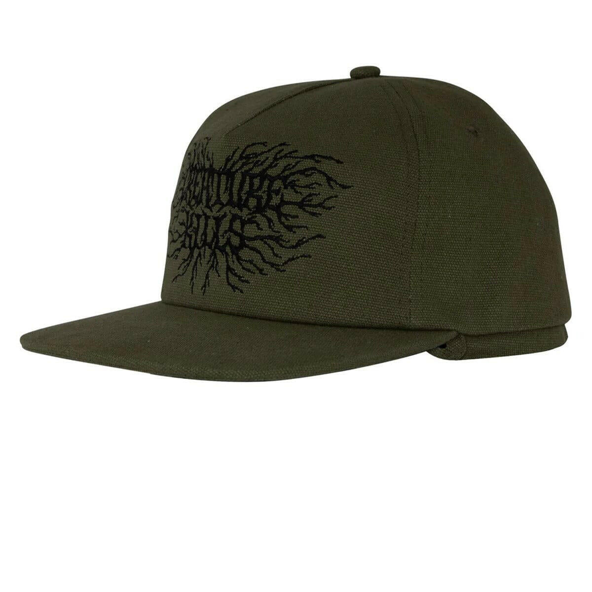 Creature - Scribe Ear Flap Strapback Army Green.