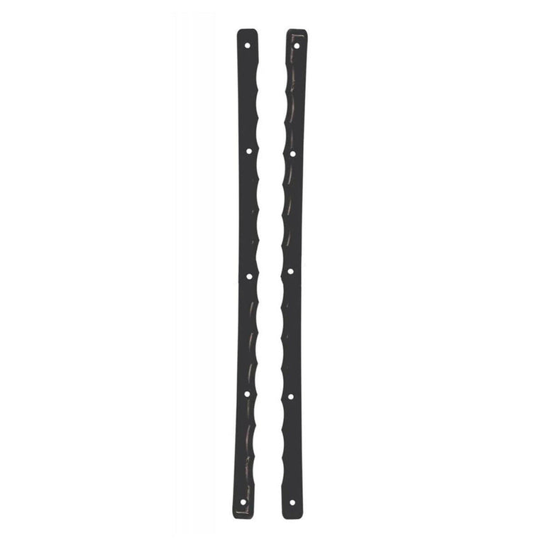 Serrated Locating Rails Creature Serrated Rails Black | Skateboard Hardware