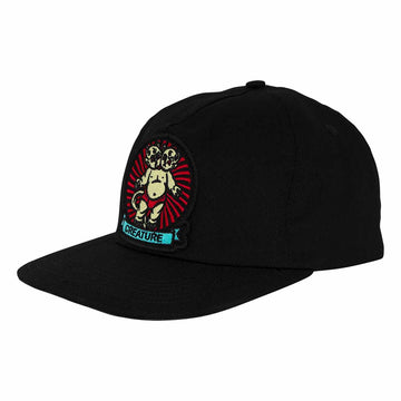 Creature Sideshow Snapback Hat Black