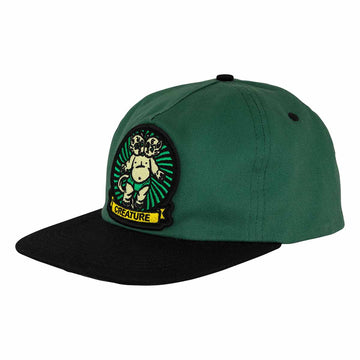 Creature Sideshow Snapback Hat Green