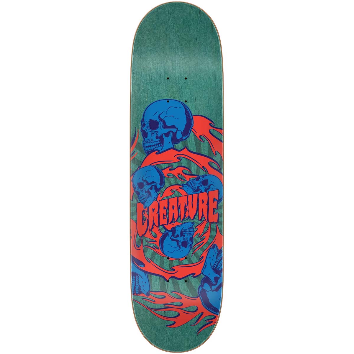 Creature Spiral Skull 8.53 Skateboard Deck