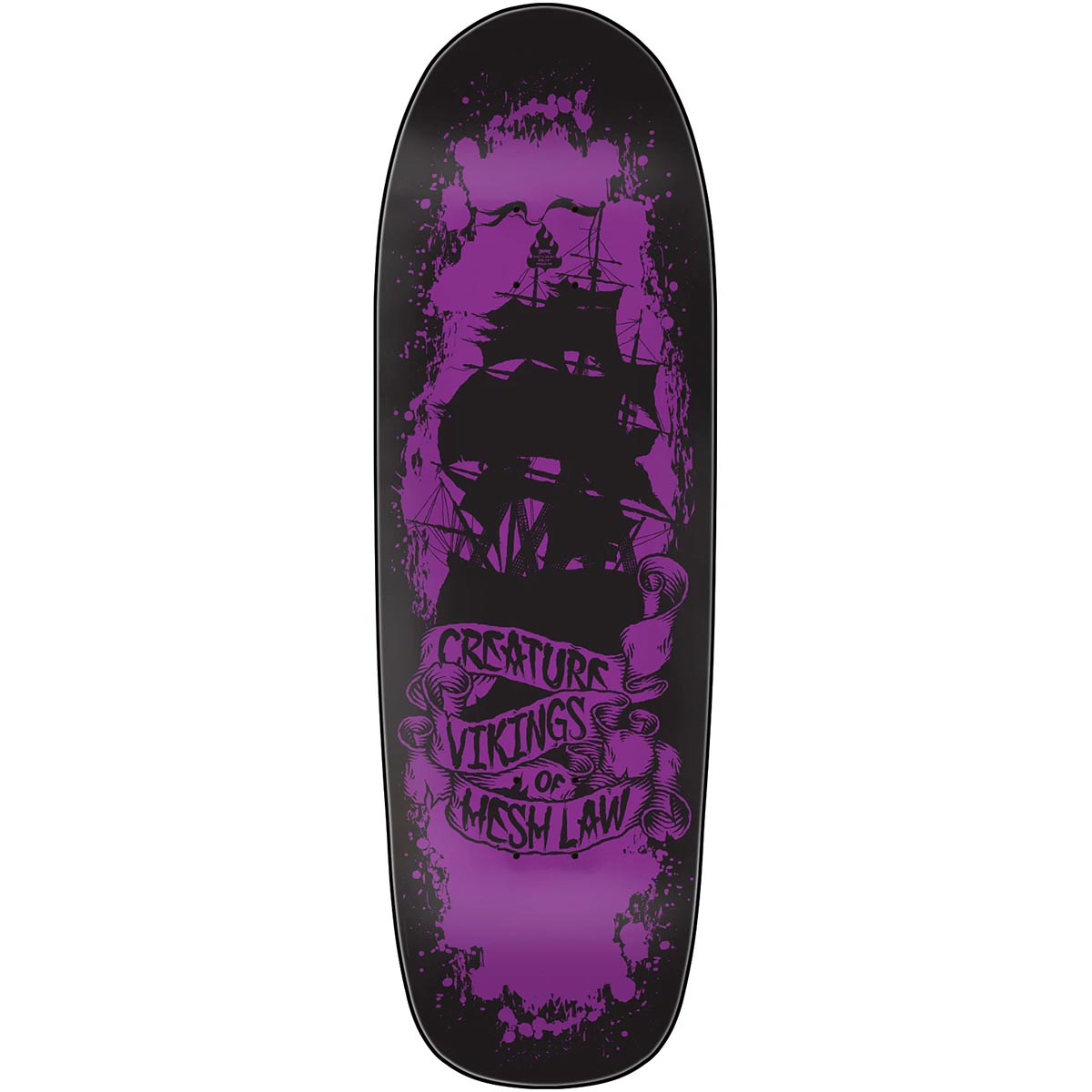 Creature Team Viking of Hesh Law XX 9.55 Skateboard Deck