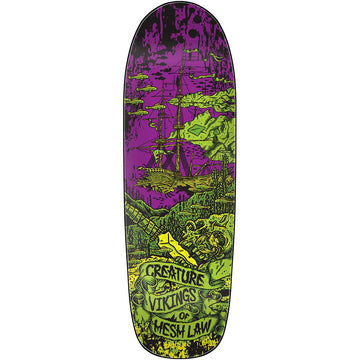 Creature Team Viking of Hesh Law XX 9.55 Skateboard Deck