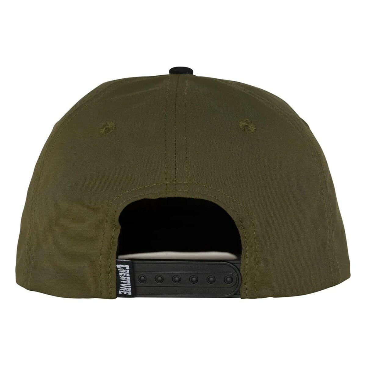 Creature - Web Snapback Hat Olive.
