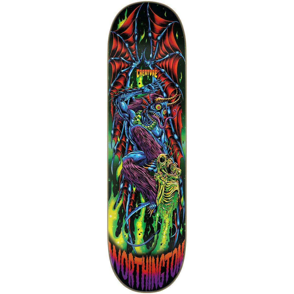Creature - John Worthington Skullburn VX 8.6 Skateboard Deck.