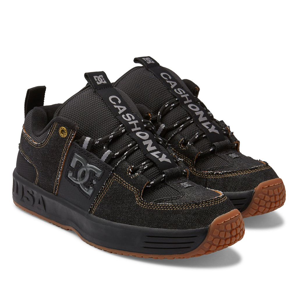 DC - X Cash Only Lynx Shoes Black Denim – OCD Skate Shop
