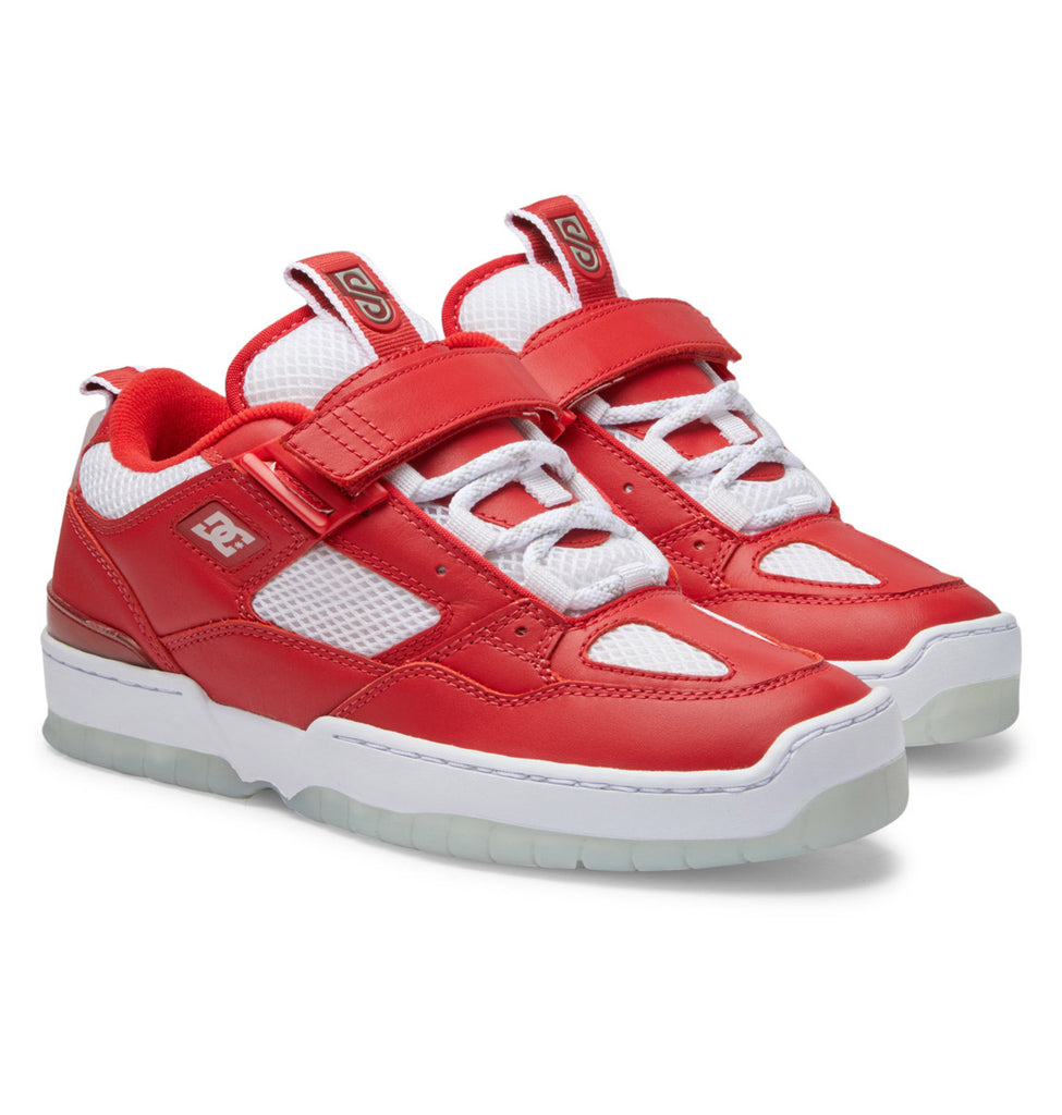 DC - JS1 Shoes Red/White – OCD Skate Shop