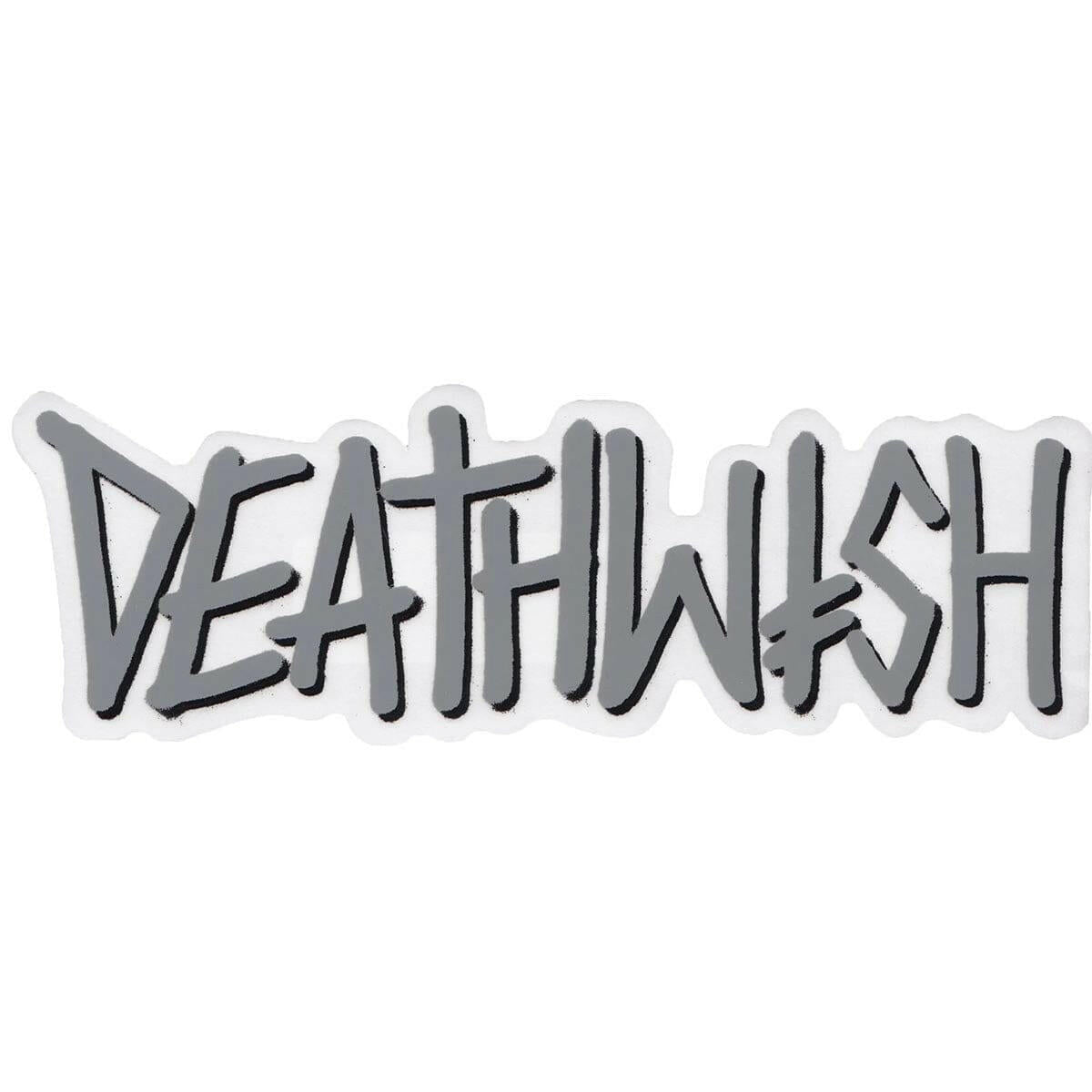 Deathwish - Big Deathspray 8.5" Sticker Grey.