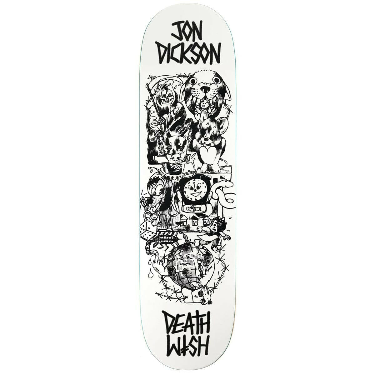 Deathwish - Jon Dickson Descending 8.5 Skateboard Deck.