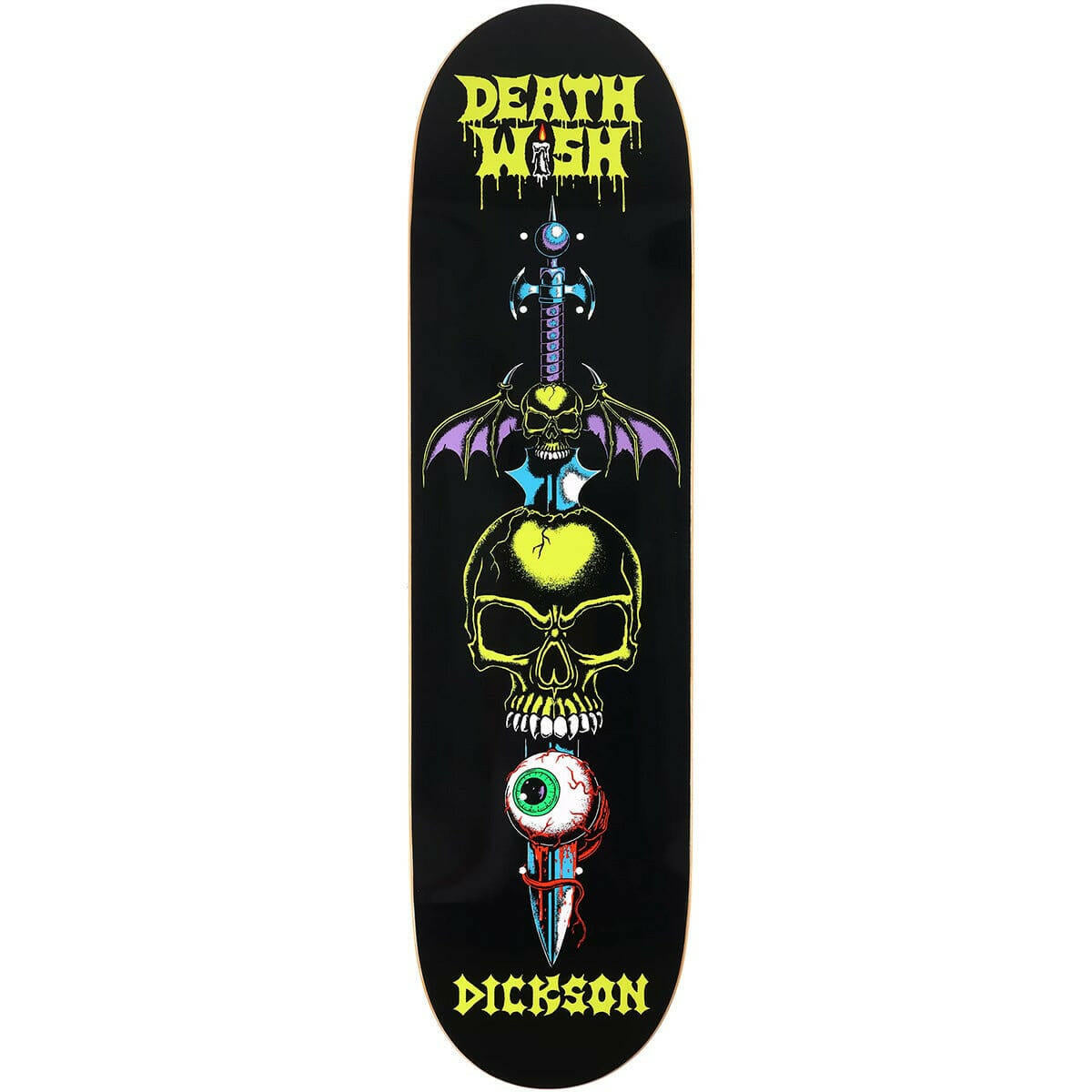 Deathwish - Jon Dickson Forgotten Relics 8.25 Skateboard Deck.