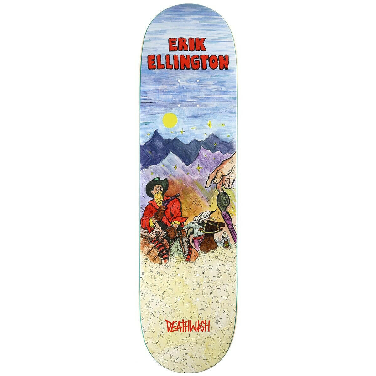 Deathwish - Erik Elington Six Shooter 8.5 Skateboard Deck.