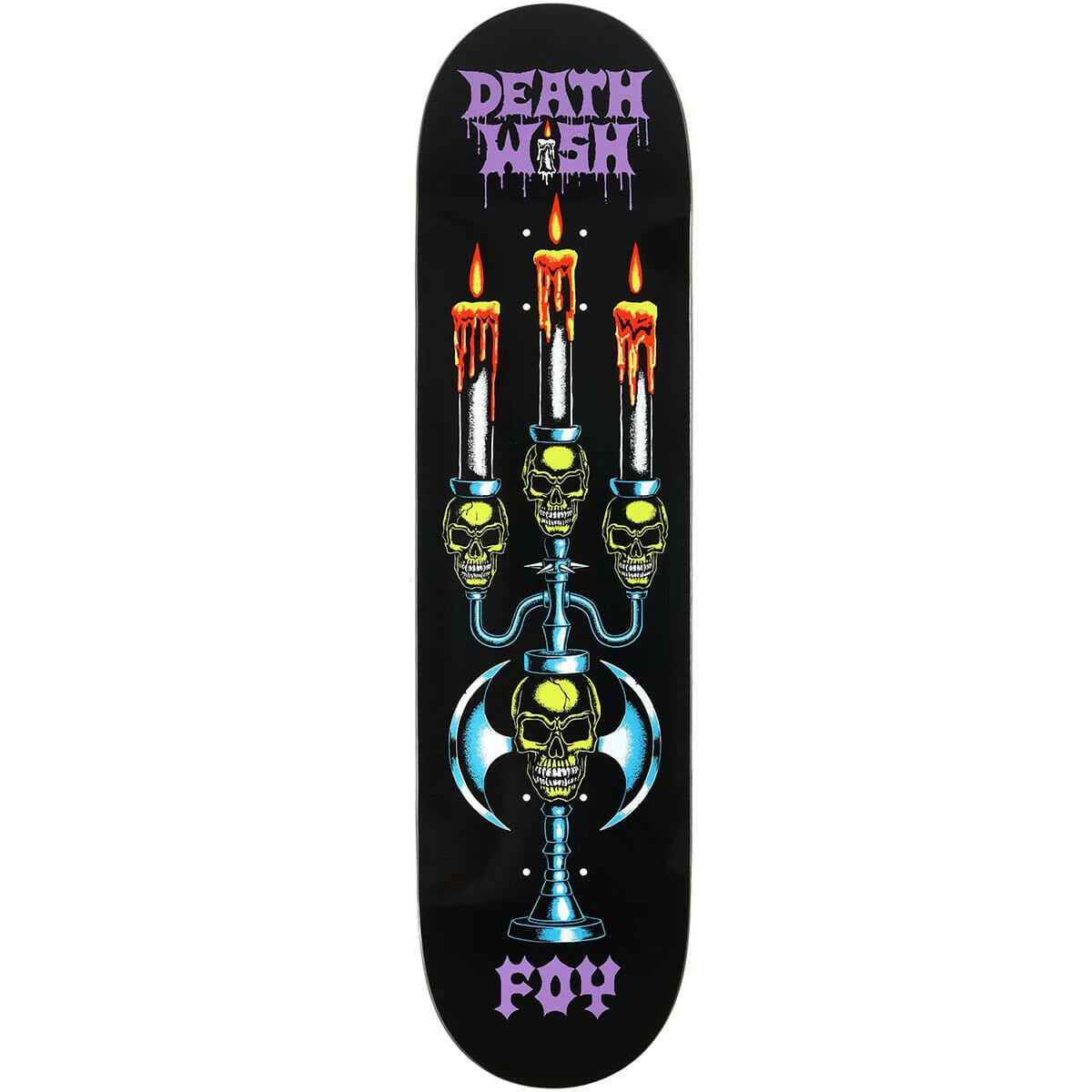 Deathwish - Jamie Foy Forgotten Relics 8.0 Skateboard Deck.