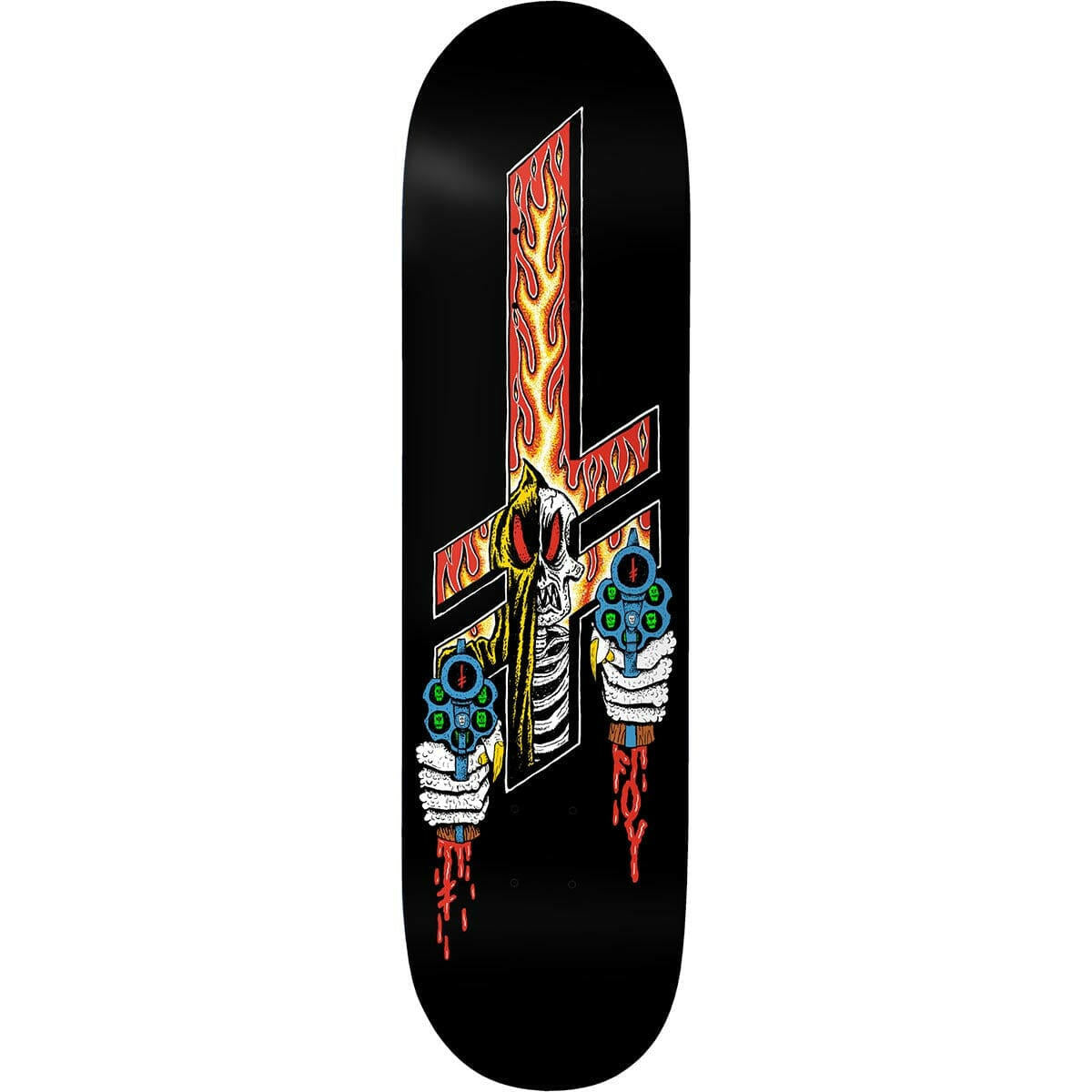 Deathwish - Jamie Foy Nightmare City 8.5 Skateboard Deck.