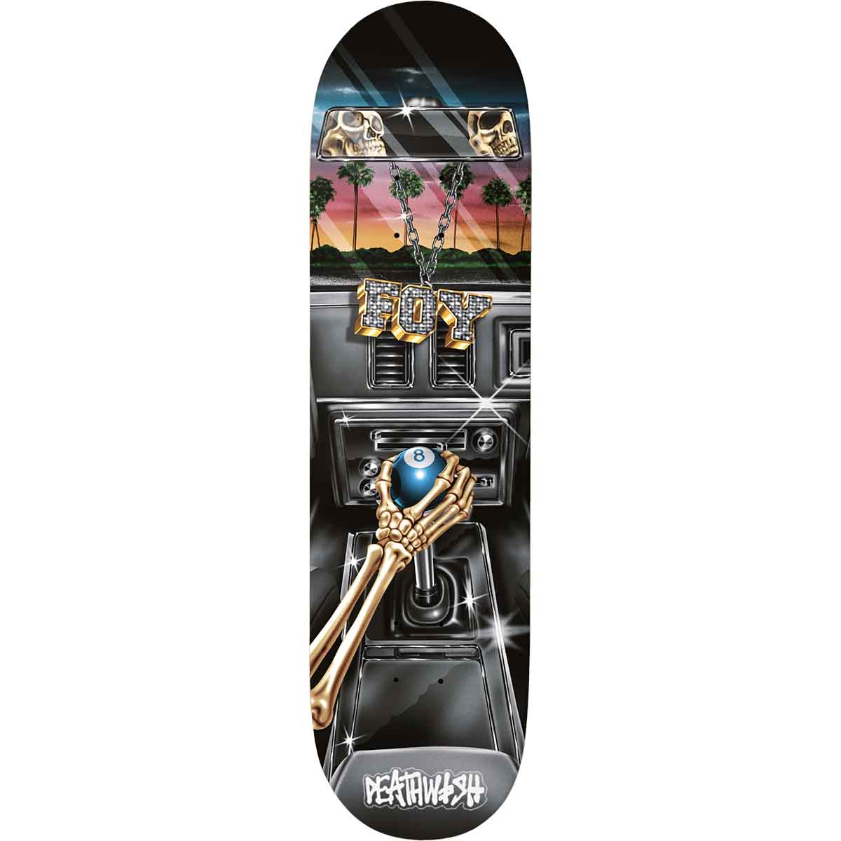Deathwish Jamie Foy Samborgini Shifter 8.0 Skateboard Deck