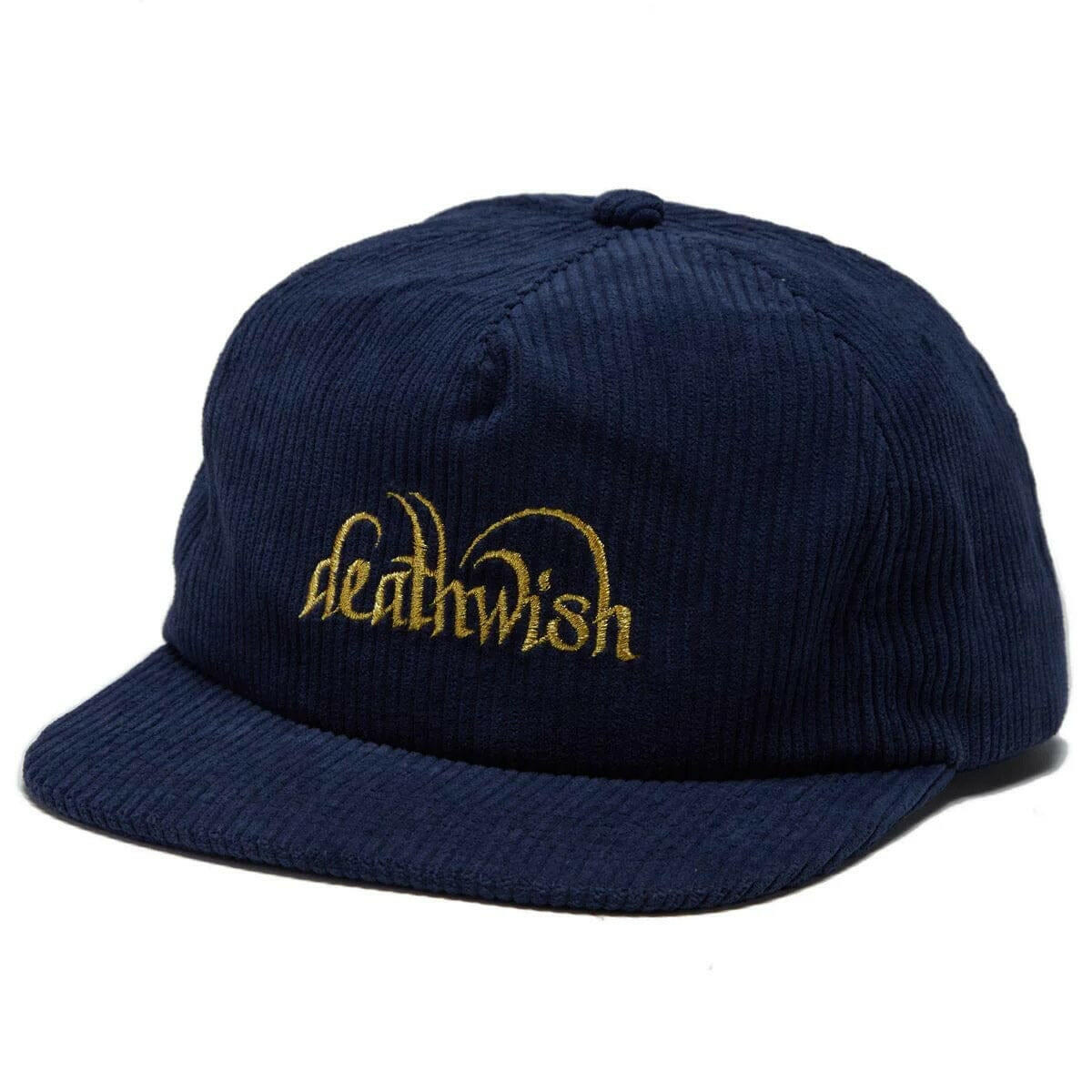 Deathwish - Golden Snapback Navy.