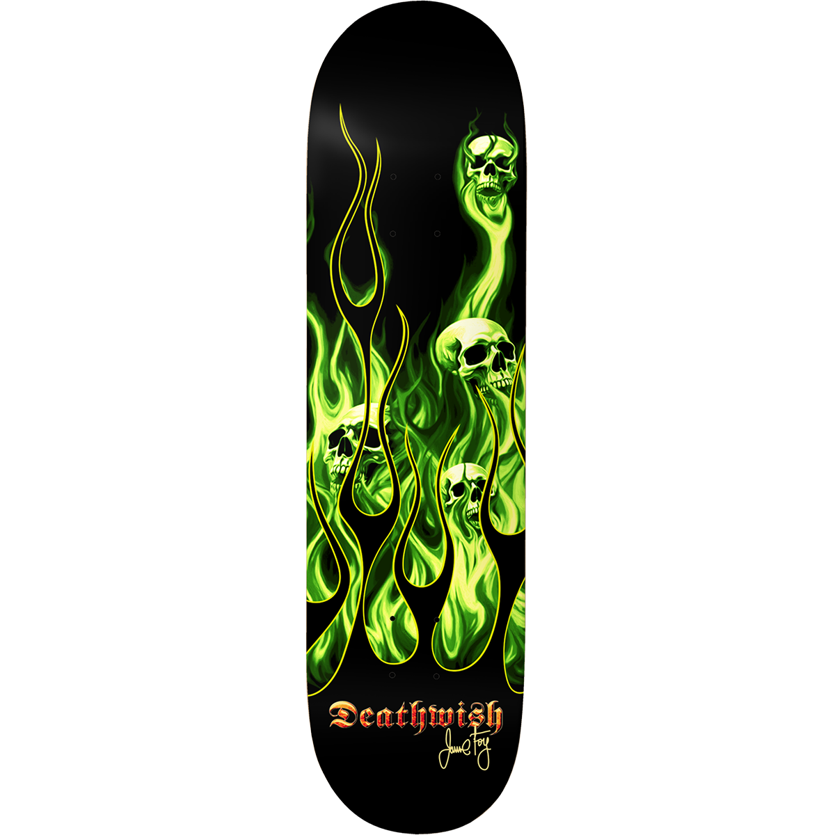 Deathwish - Jamie Foy Ammonia Burn 8.38 Skateboard Deck.